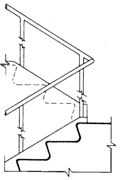 Elevation of Center Handrail